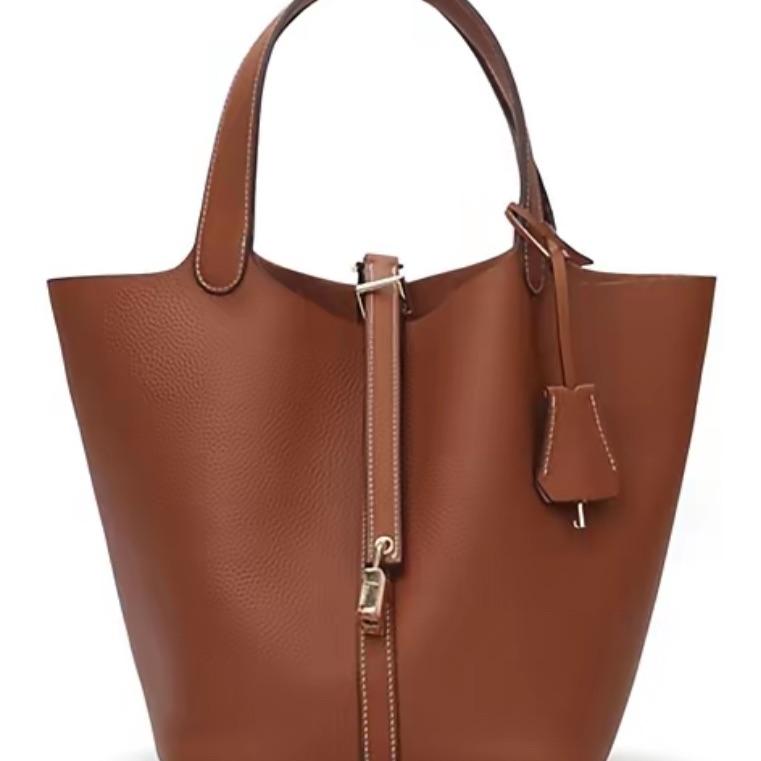 Brown Leather Hand Bag